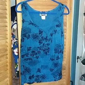 Slinky brand tank blue with black flocking size sm